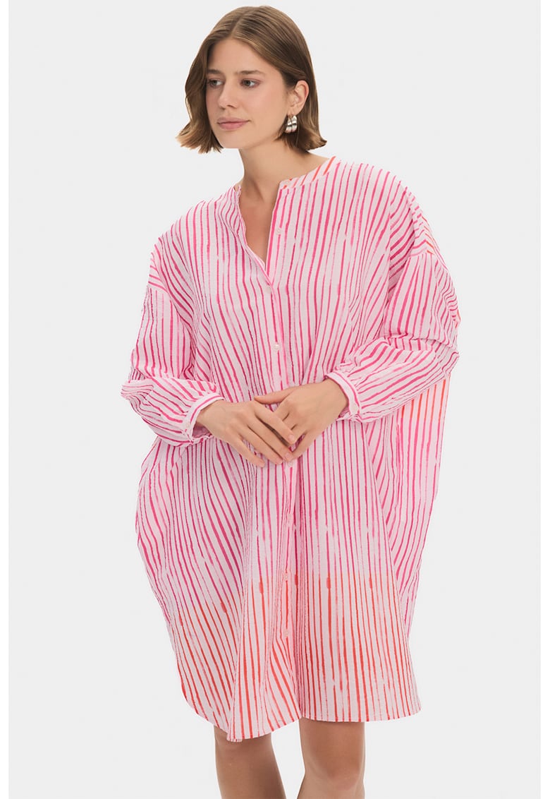 Rochie camasa cu buzunare laterale