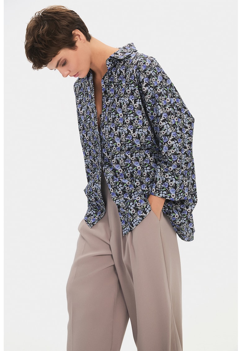 Camasa supradimensionata cu imprimeu