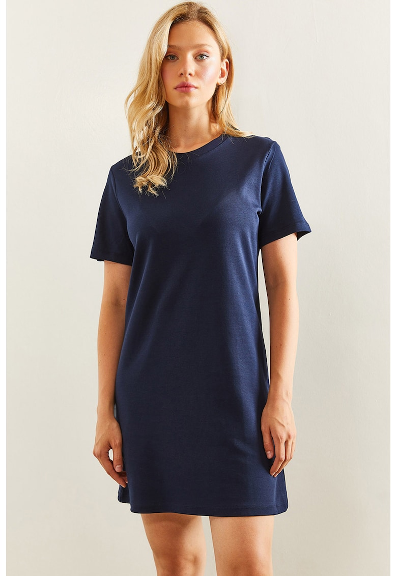 Rochie-tricou din amestec de bumbac