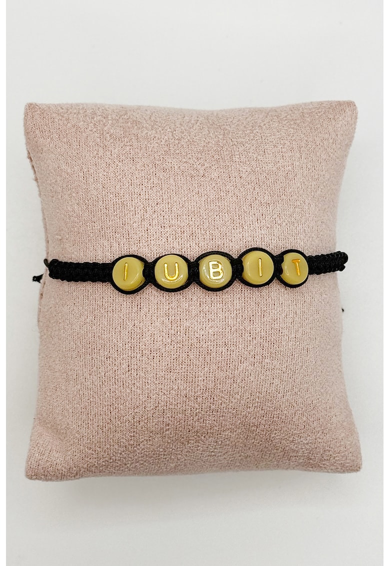 Bratara ajustabila cu text Bratara ajustabila cu text