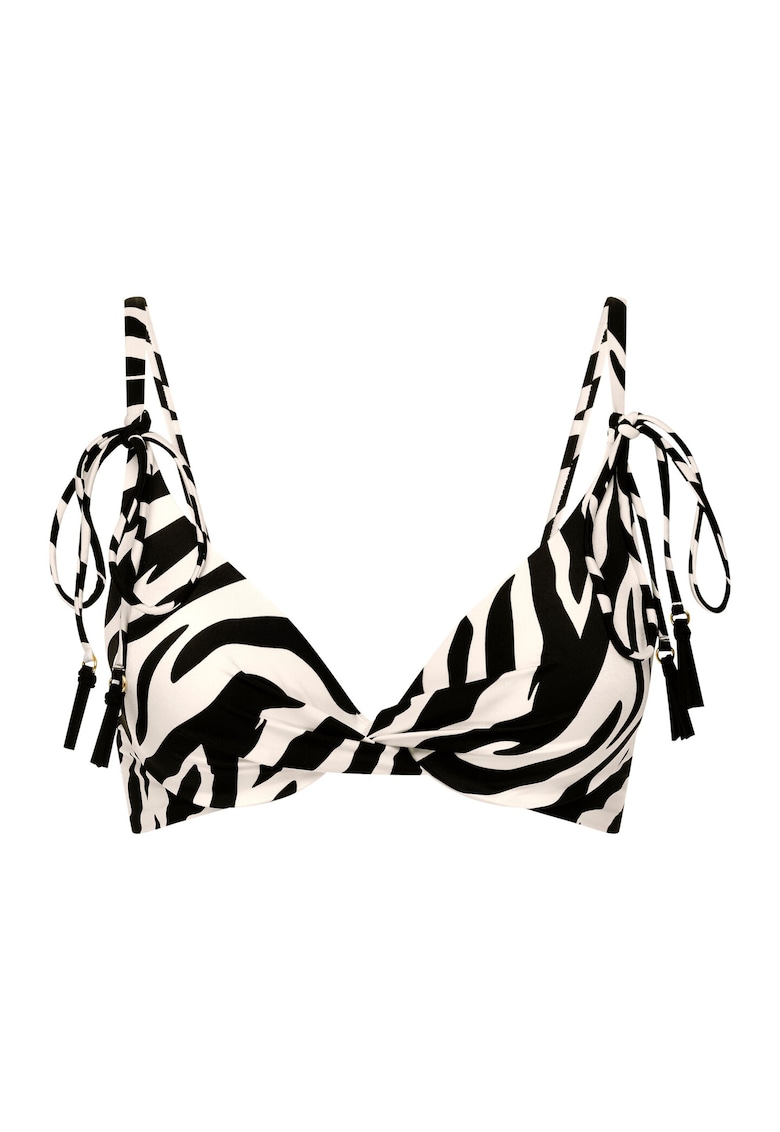 Sutien clasica tip bikini Zibraz Alb crem