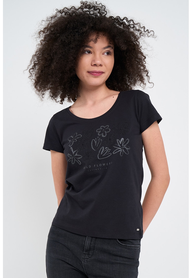 Tricou cu imprimeu floral Tricou cu imprimeu floral