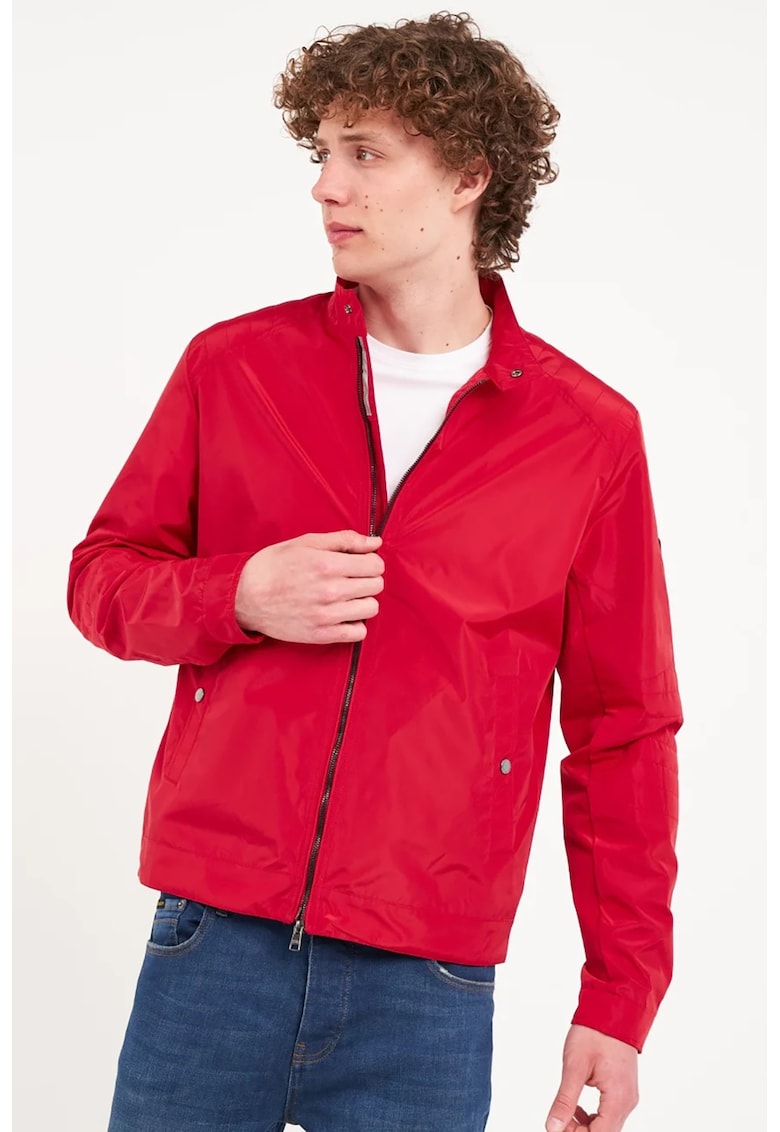 Jacheta cu fermoar si buzunare laterale