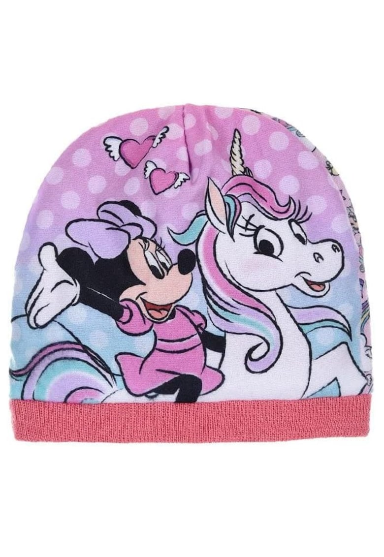 Caciula copii  Minnie Mouse - rosie - 52 cm - protectie impotriva frigului