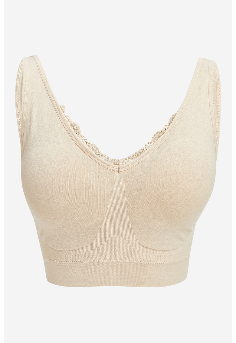 Bustiera cu insertii de dantela