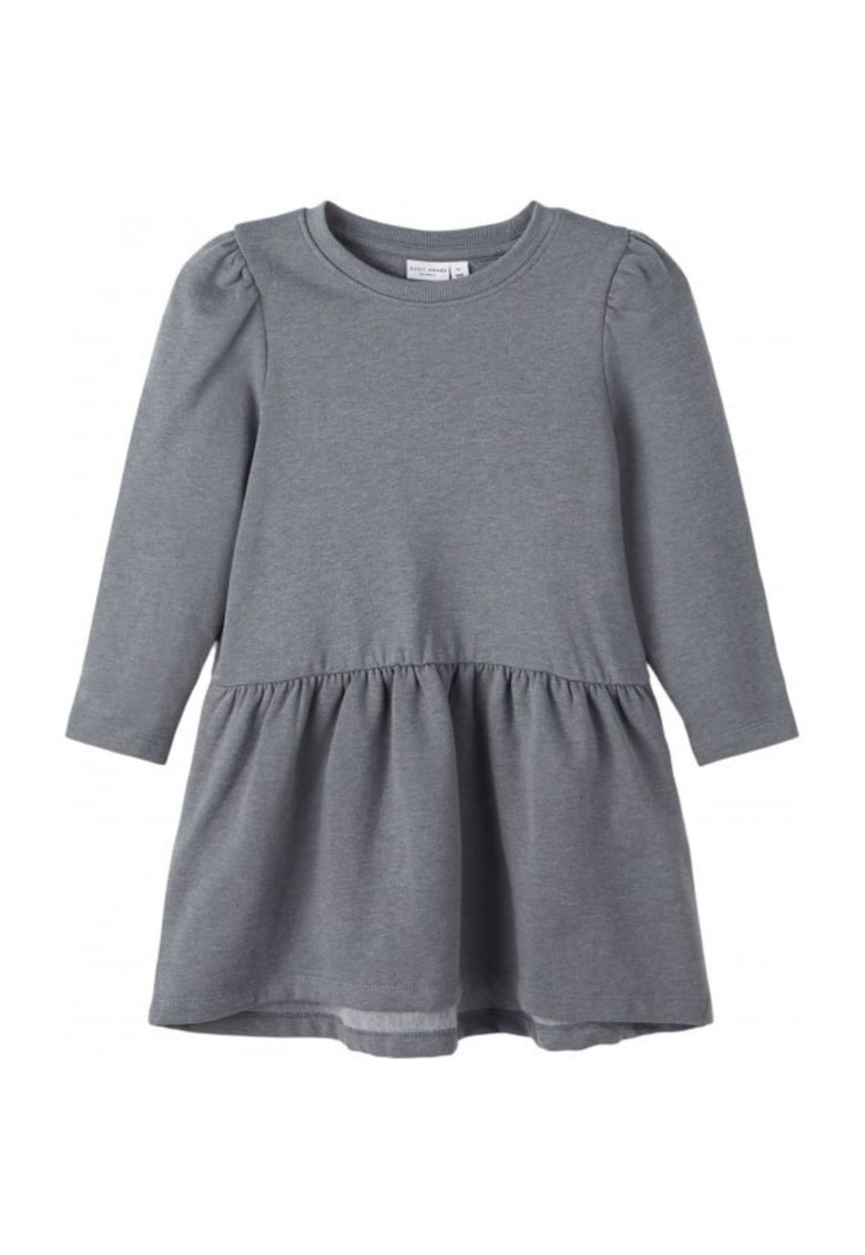 Rochie hanorac fete  gri - 60% bumbac - 40% poliester Rochie hanorac fete  gri - 60% bumbac - 40% poliester