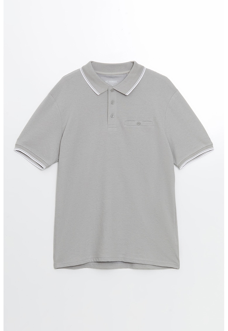 Tricou polo elastic