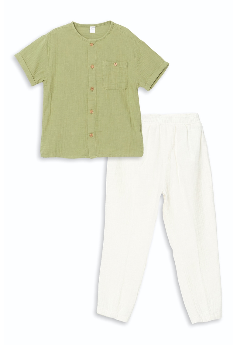 Set de tricou de bumbac si pantaloni - 2 piese Set de tricou de bumbac si pantaloni - 2 piese