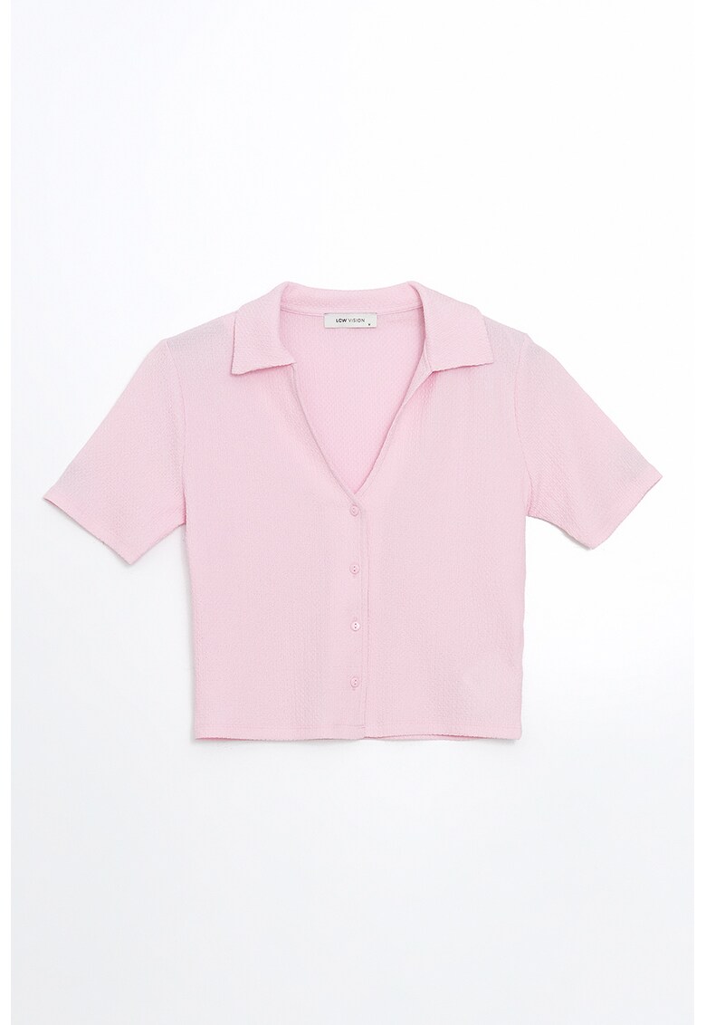 Camasa crop cu nasturi