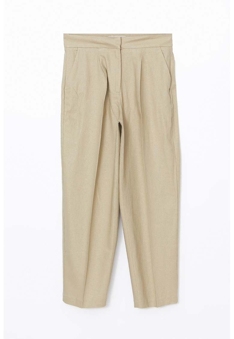 Pantaloni din amestec de in