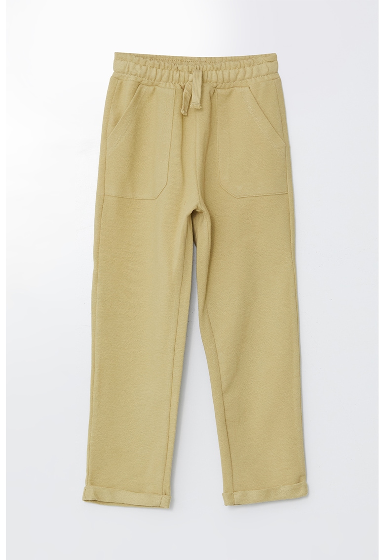 Pantaloni de trening cu snur - Kaki