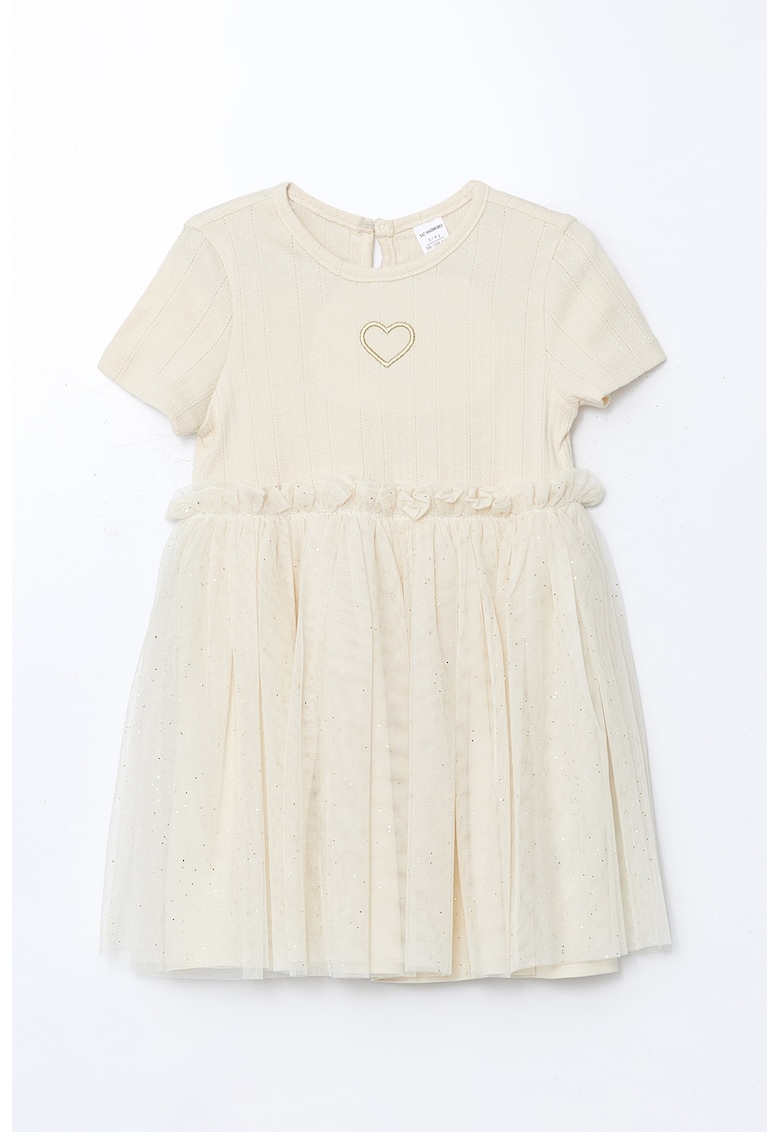 Rochie evazata cu maneci scurte