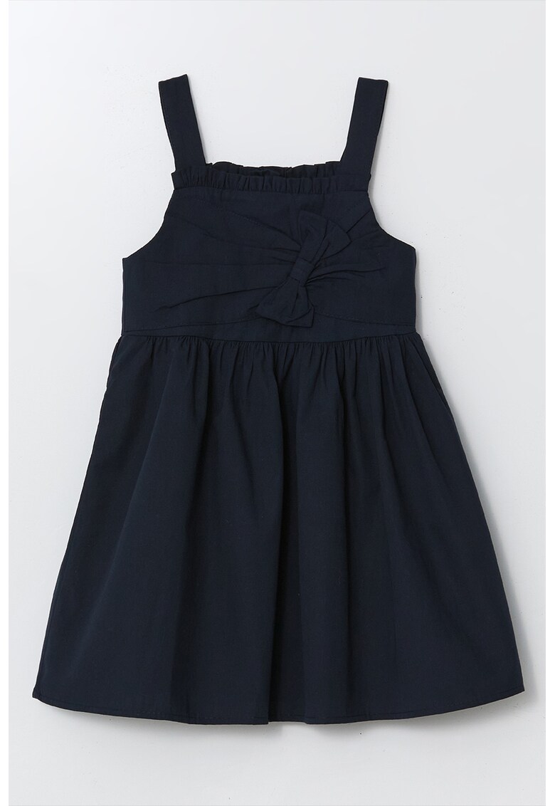 Rochie evazata cu fronseuri - Albastru ultramarin