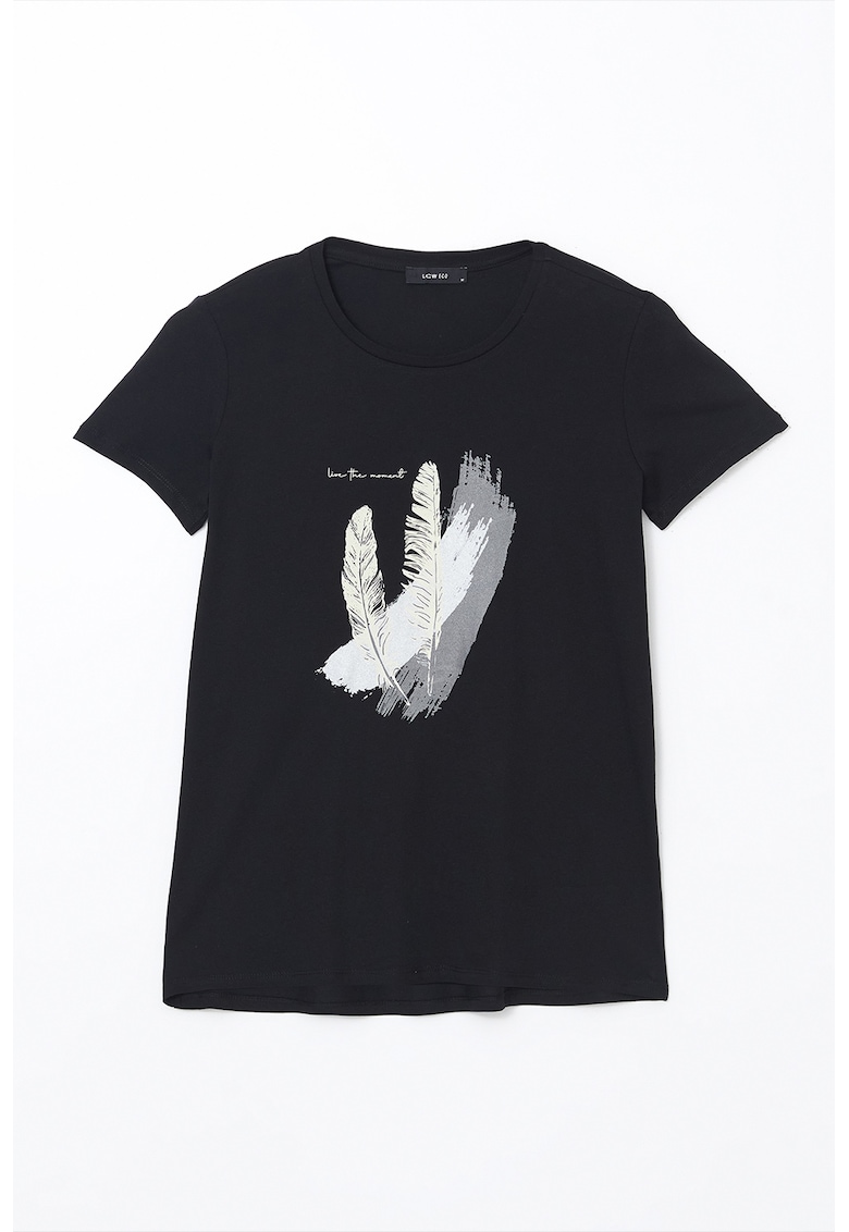 Tricou din bumbac cu design grafic