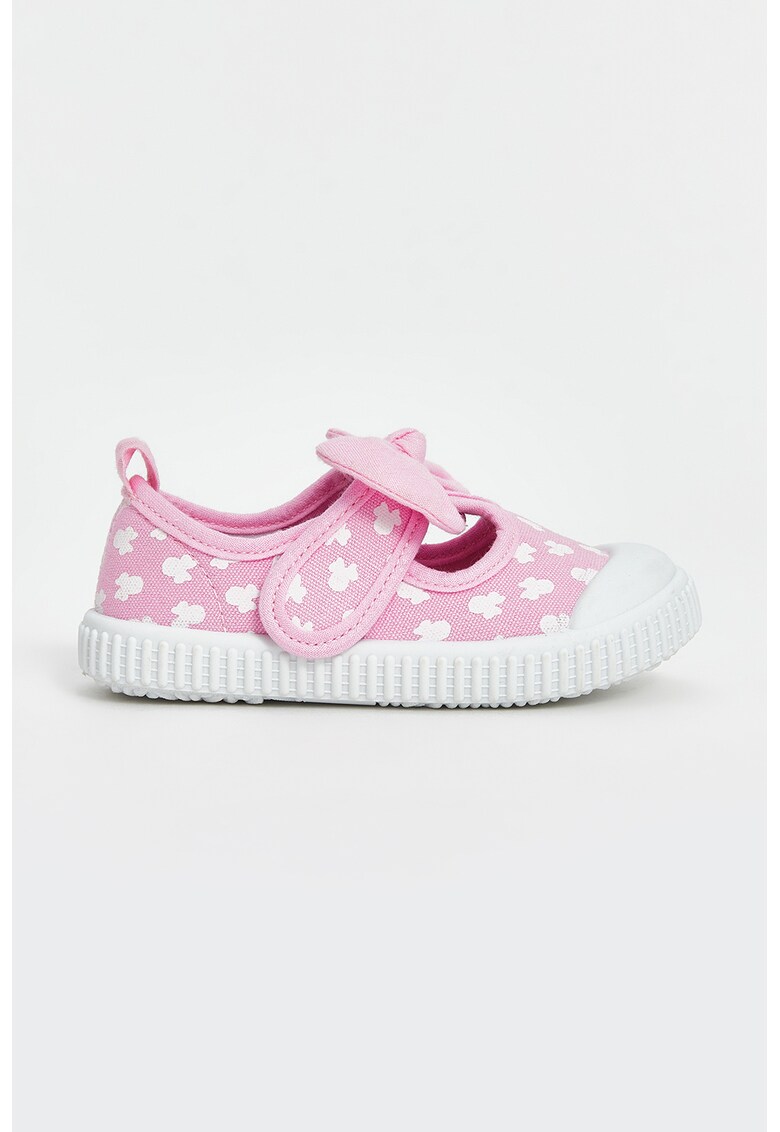 Pantofi cu model cu funda - Roz pastel/Alb optic