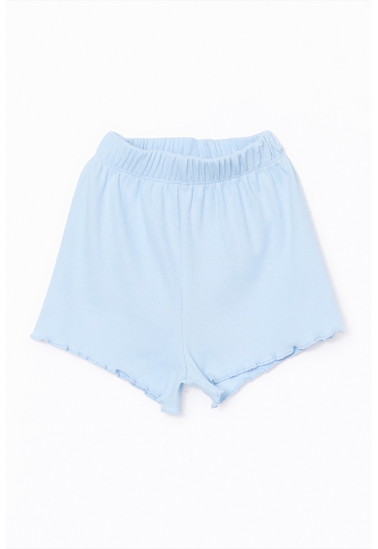 Pantaloni scurti cu terminatii valurite