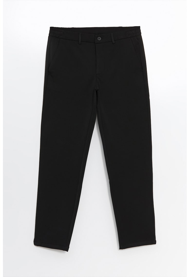 Pantaloni eleganti cu talie medie