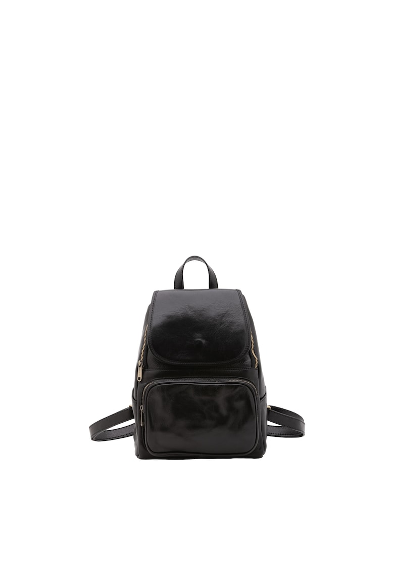 Rucsac din piele cu barete ajustabile