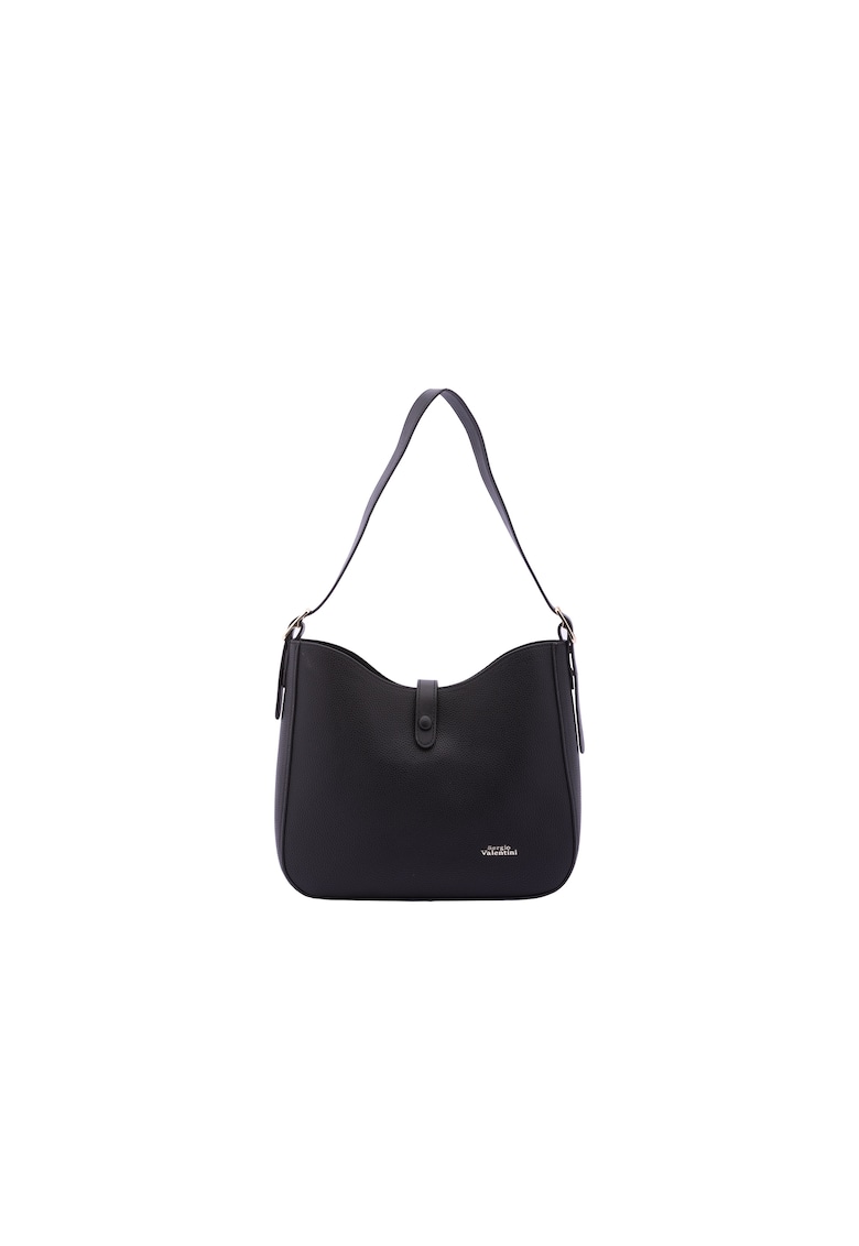 Geanta crossbody din piele ecologica cu aplicatie detasabila