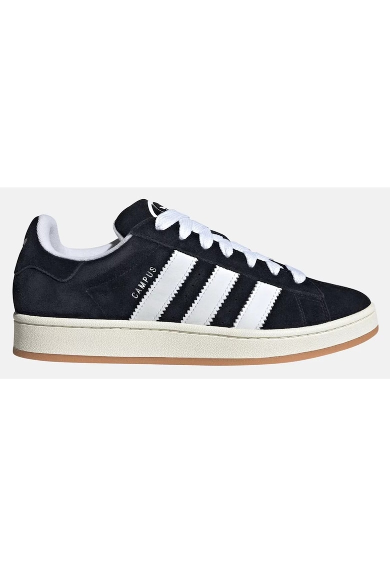 Pantofi sport Campus 00s din piele intoarsa cu garnituri contrastante - Negru/Alb optic