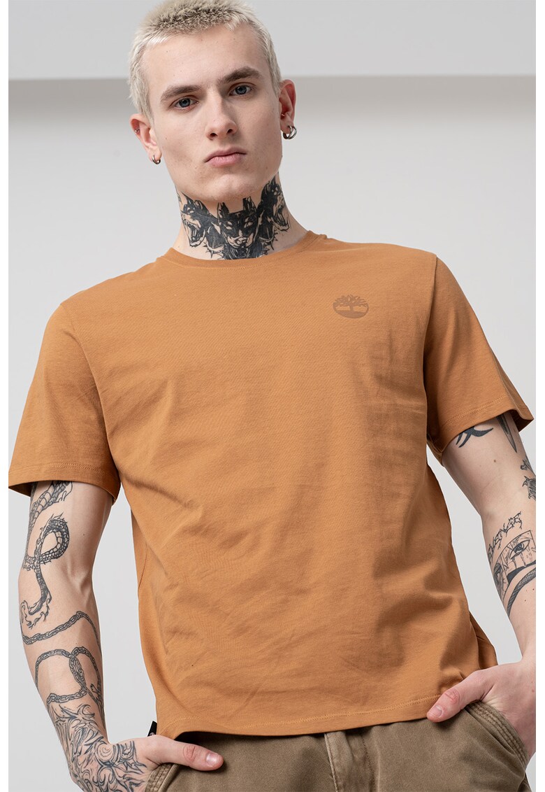 Tricou regular fit cu imprimeu logo pe spate