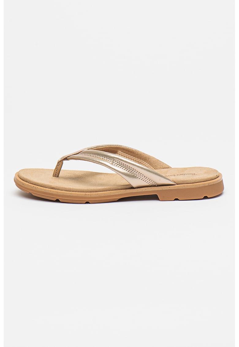 Papuci flip-flop de piele