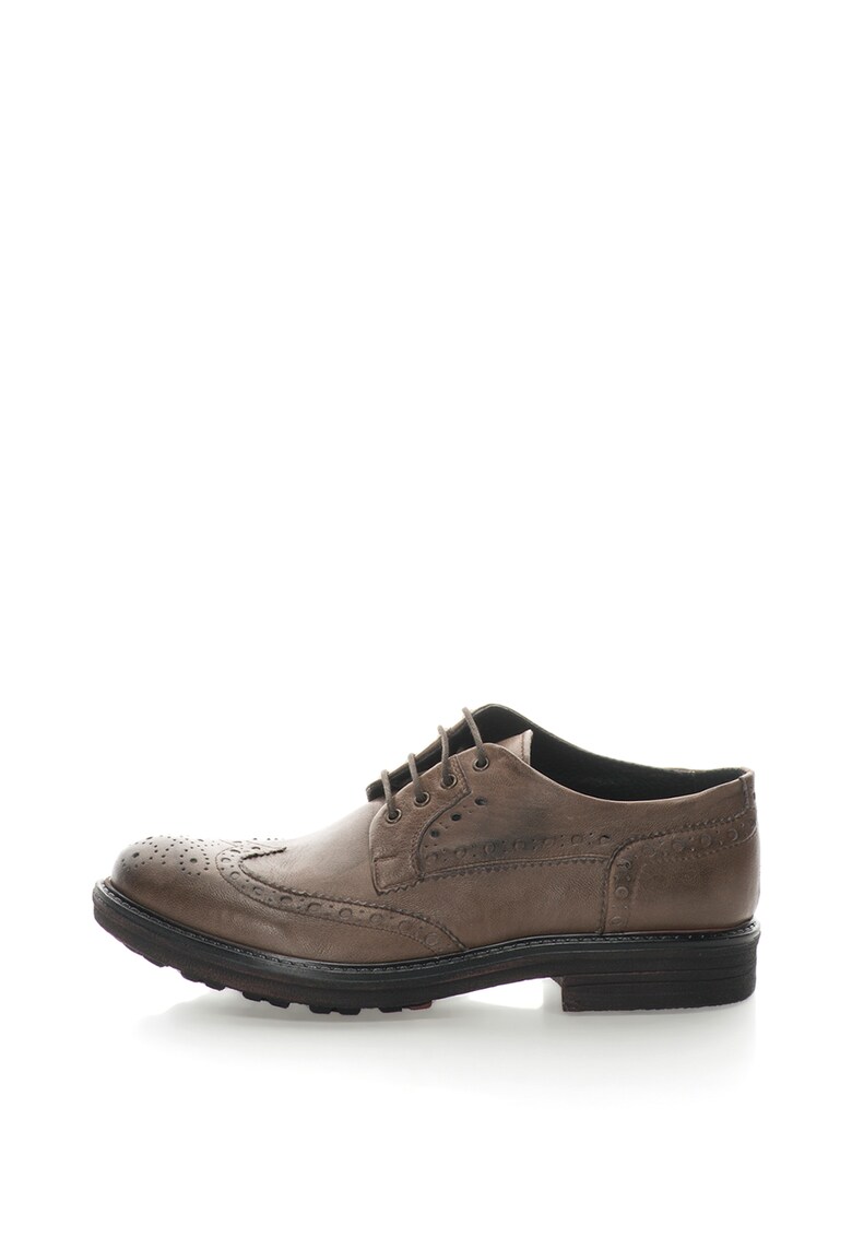 Pantofi brogue de piele