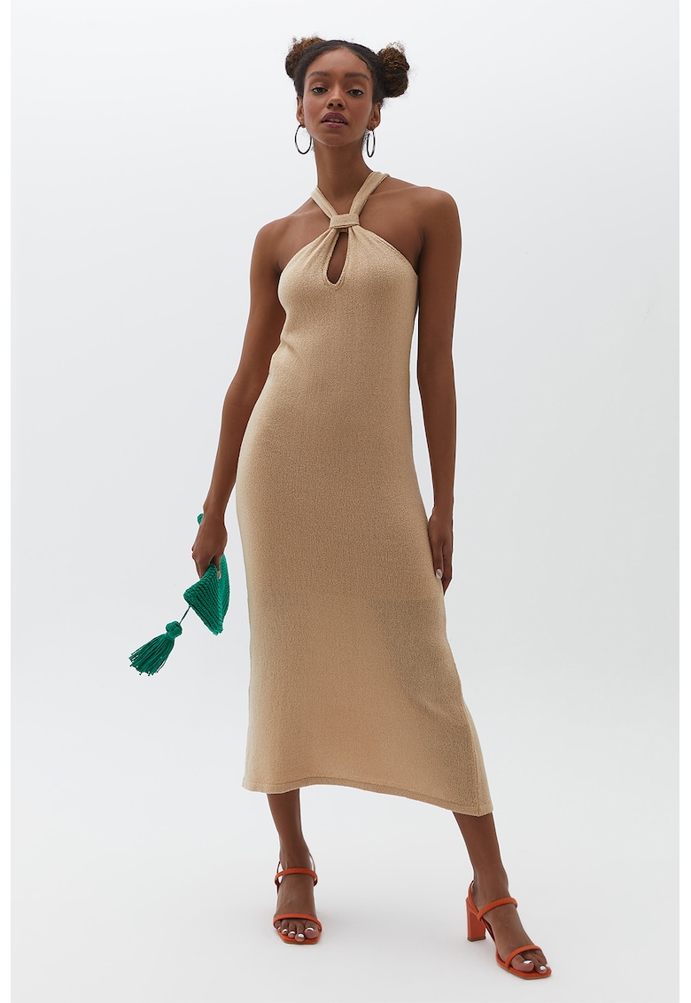 Rochie midi cu decupaj Rochie midi cu decupaj