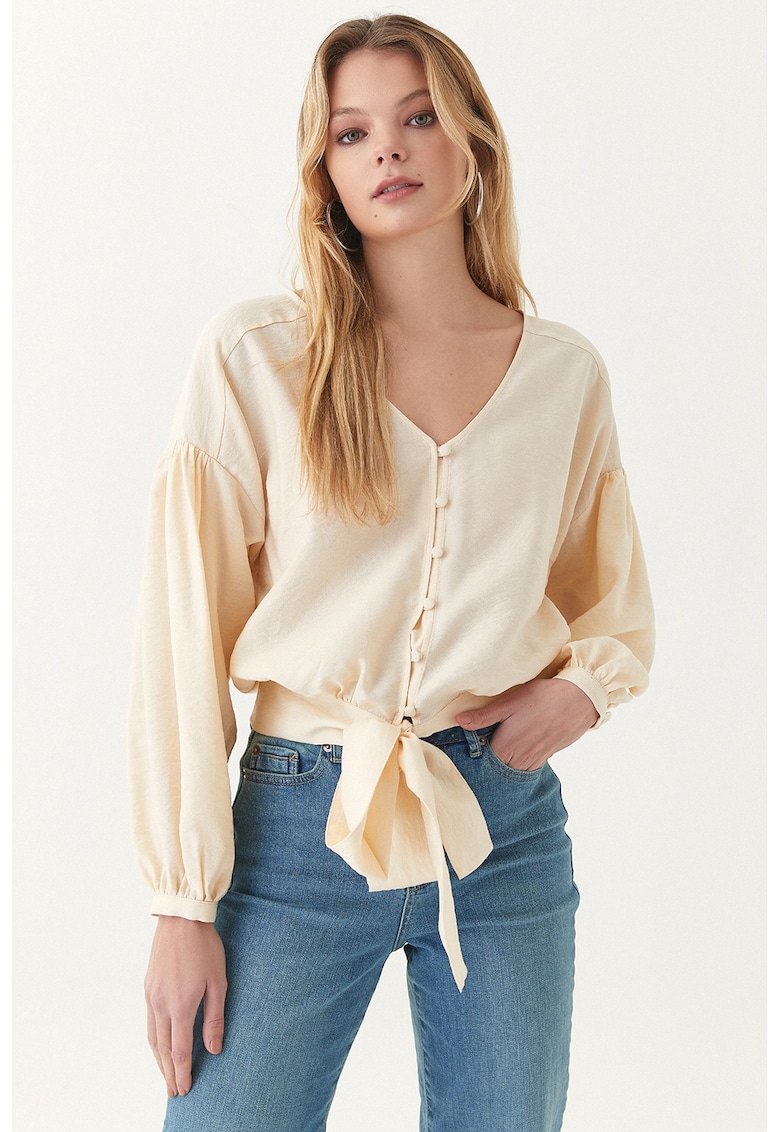 Bluza cu decolteu in V