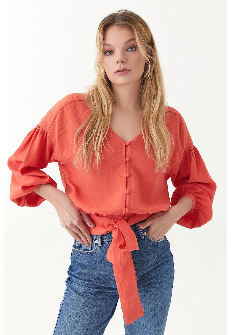 Bluza cu decolteu in V