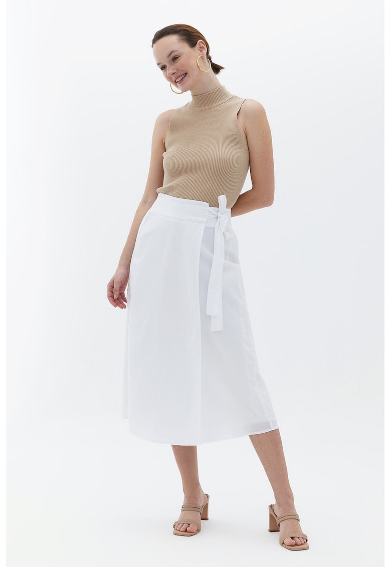 Fusta midi cu model petrecut