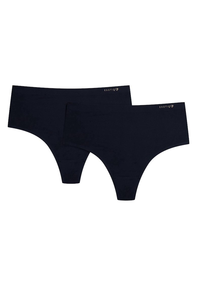 Chiloti cu talie ridicata Parks set de 2 negru