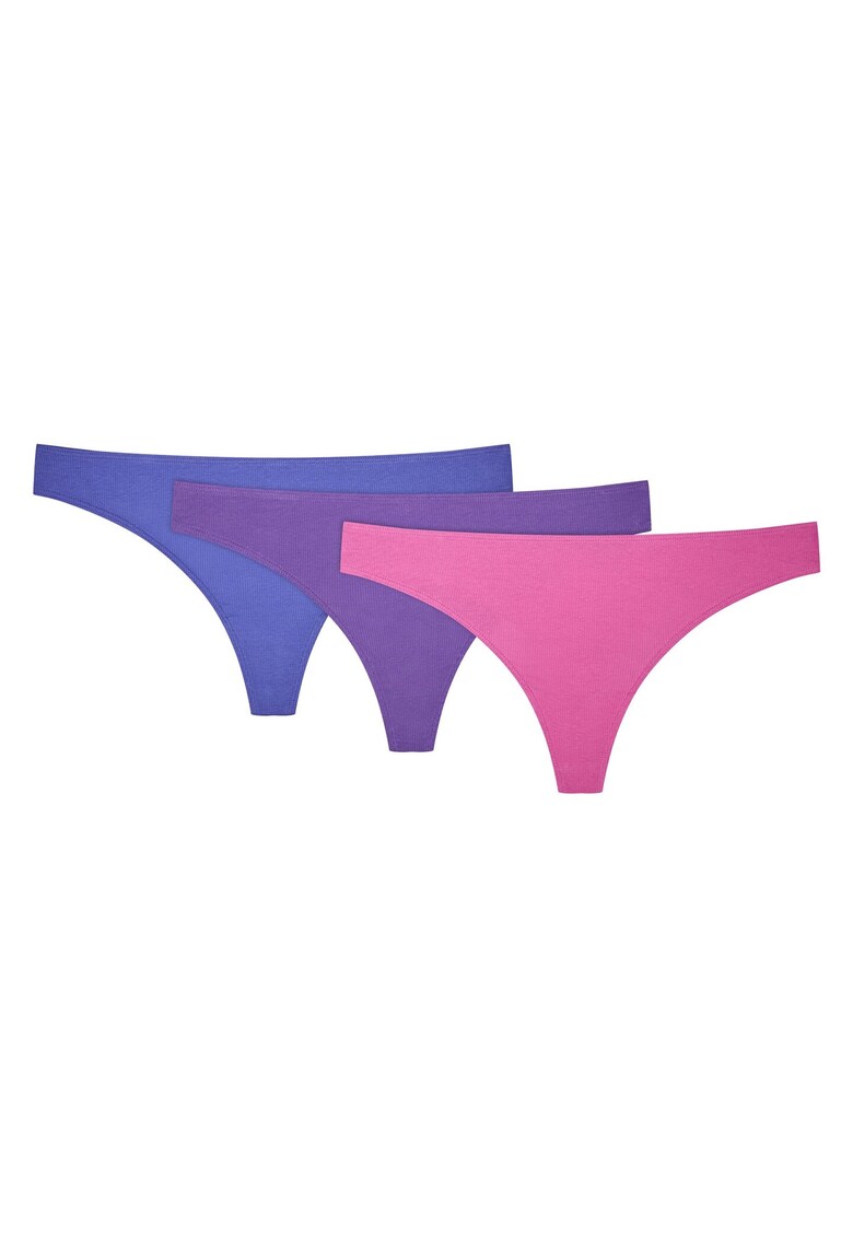 Set de 3 Chiloti tipul stringi Lanet  Multicolor