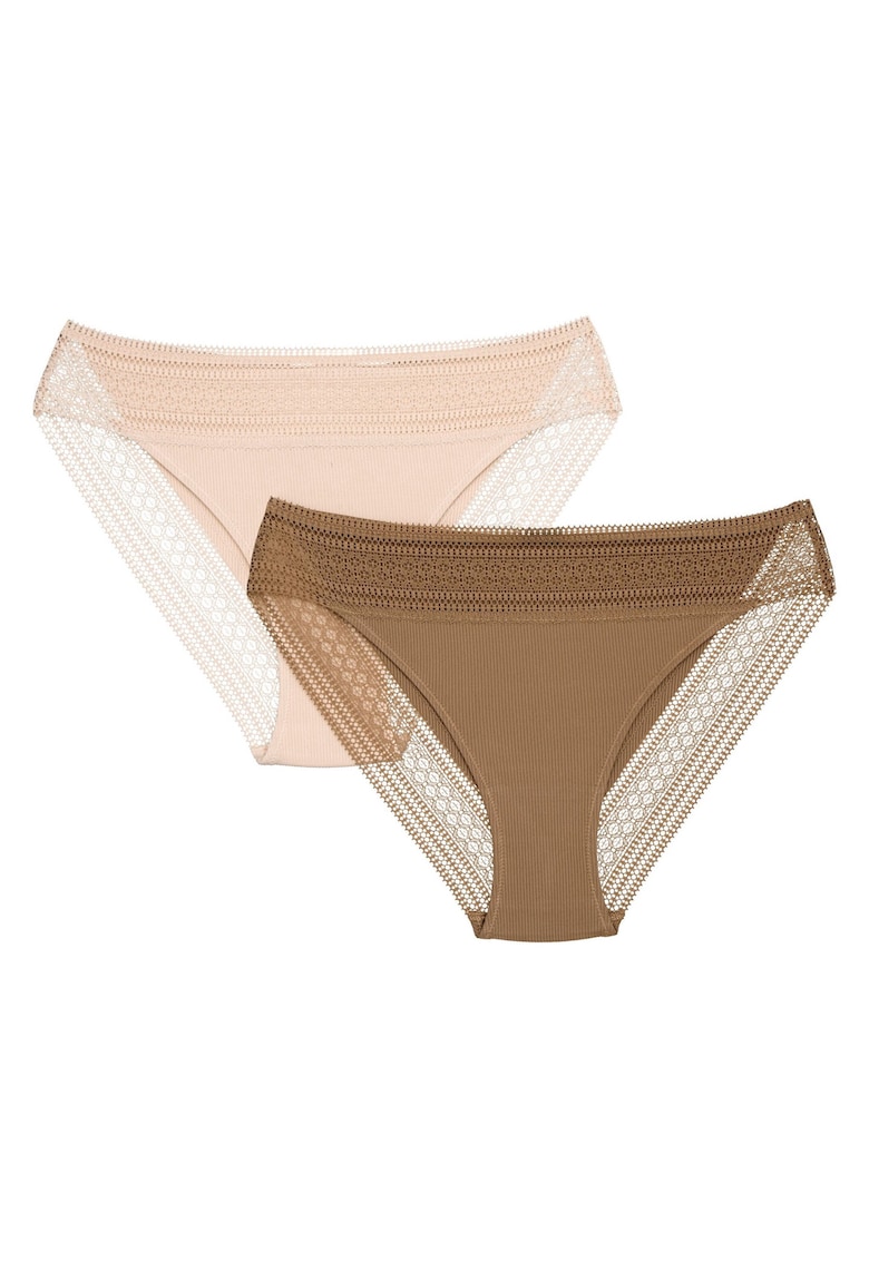 Set de 2 Chiloti Pakis  bej - bronz