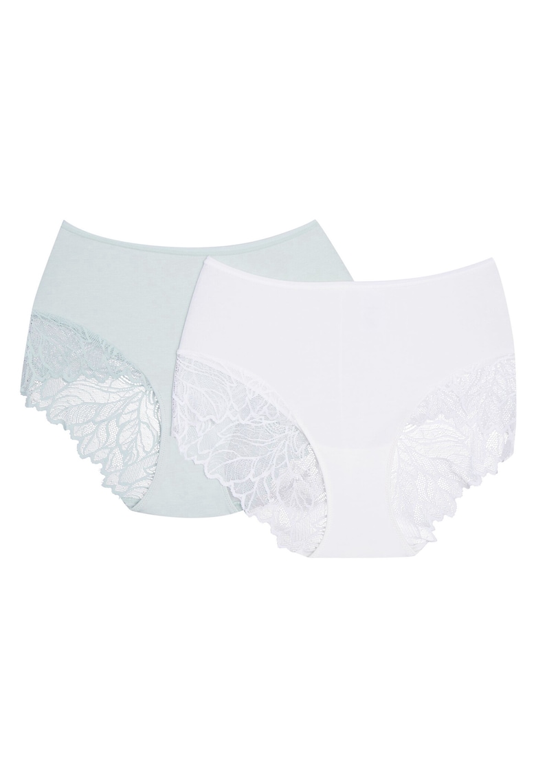 Set de 2 Chiloti Pinky  Crem - Verde menta