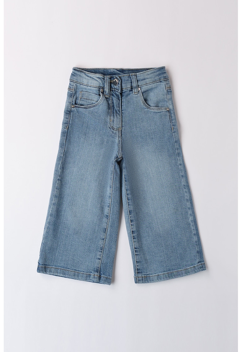 Blugi cu croiala ampla - Albastru prafuit