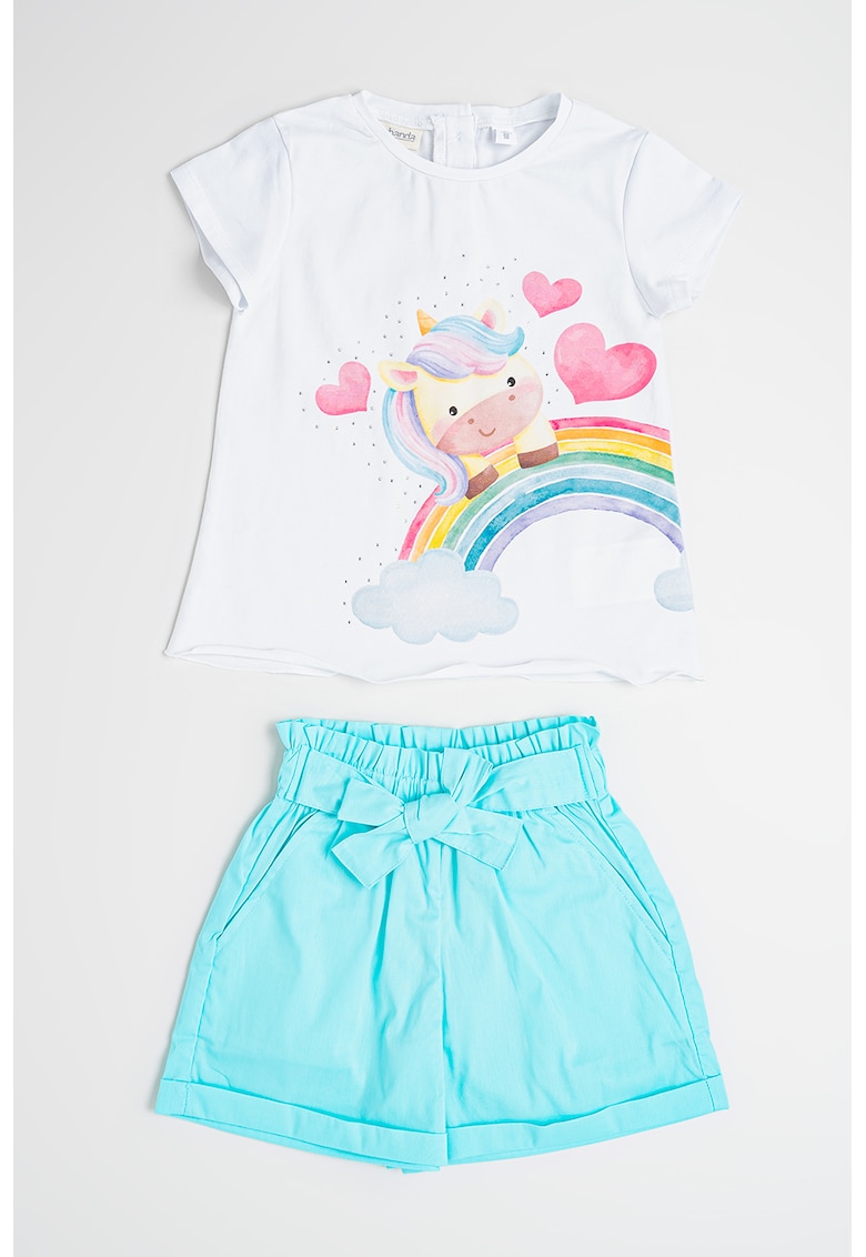 Set de imbracaminte cu imprimeu - 2 piese