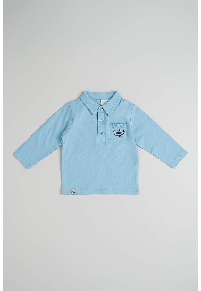 Bluza polo cu model uni