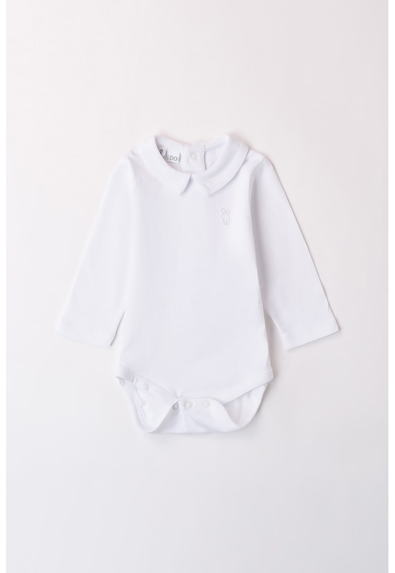 Body din bumbac cu maneci lungi