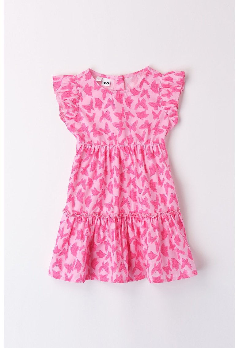 Rochie evazata cu imprimeu