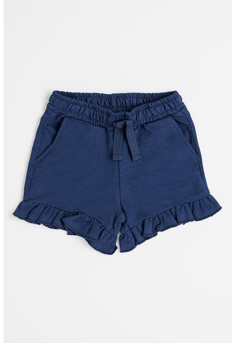 Pantaloni scurti cu buzunare oblice