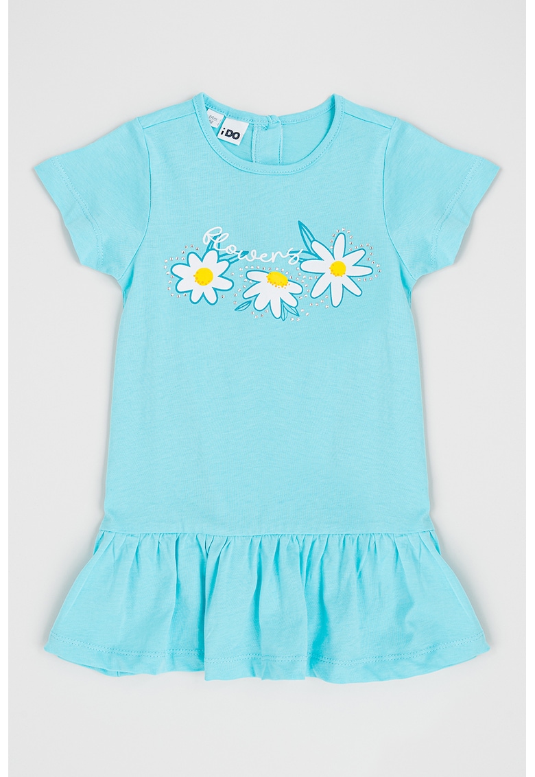 Rochie-tricou cu imprimeu floral