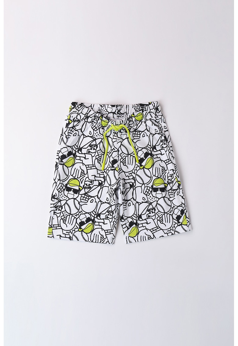 Pantaloni scurti cu snur in talie