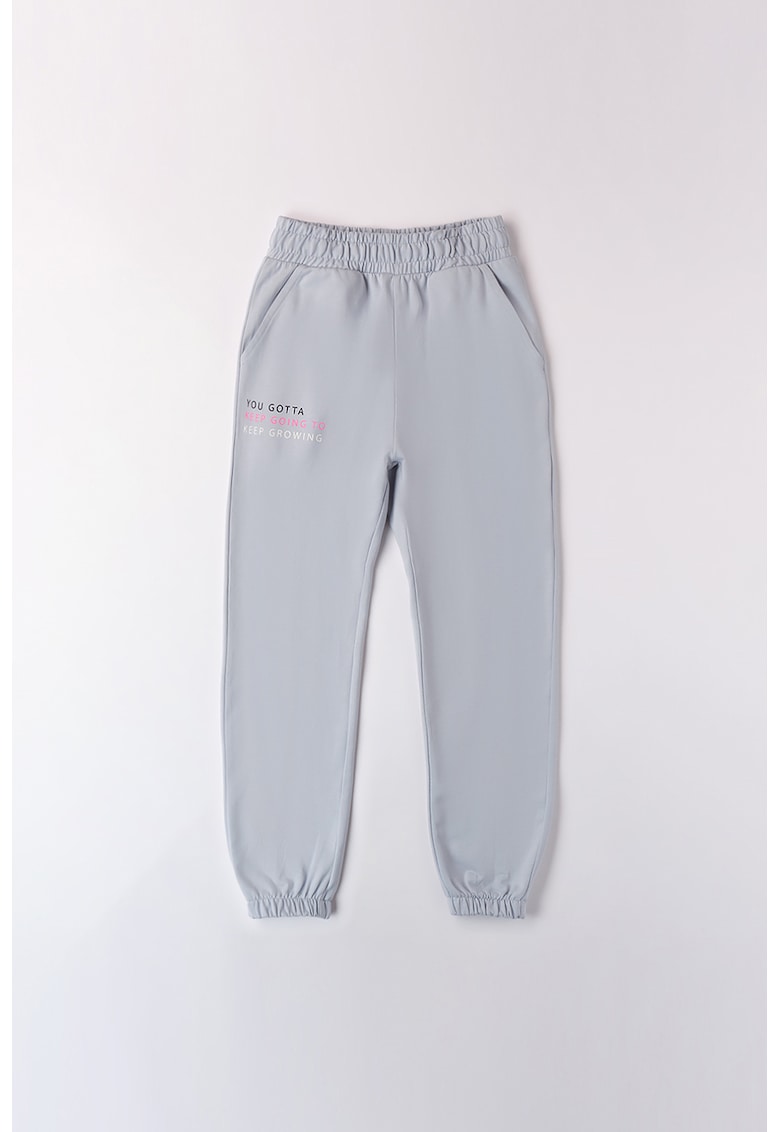 Pantaloni de trening de bumbac cu buzunare laterale Pantaloni de trening de bumbac cu buzunare laterale