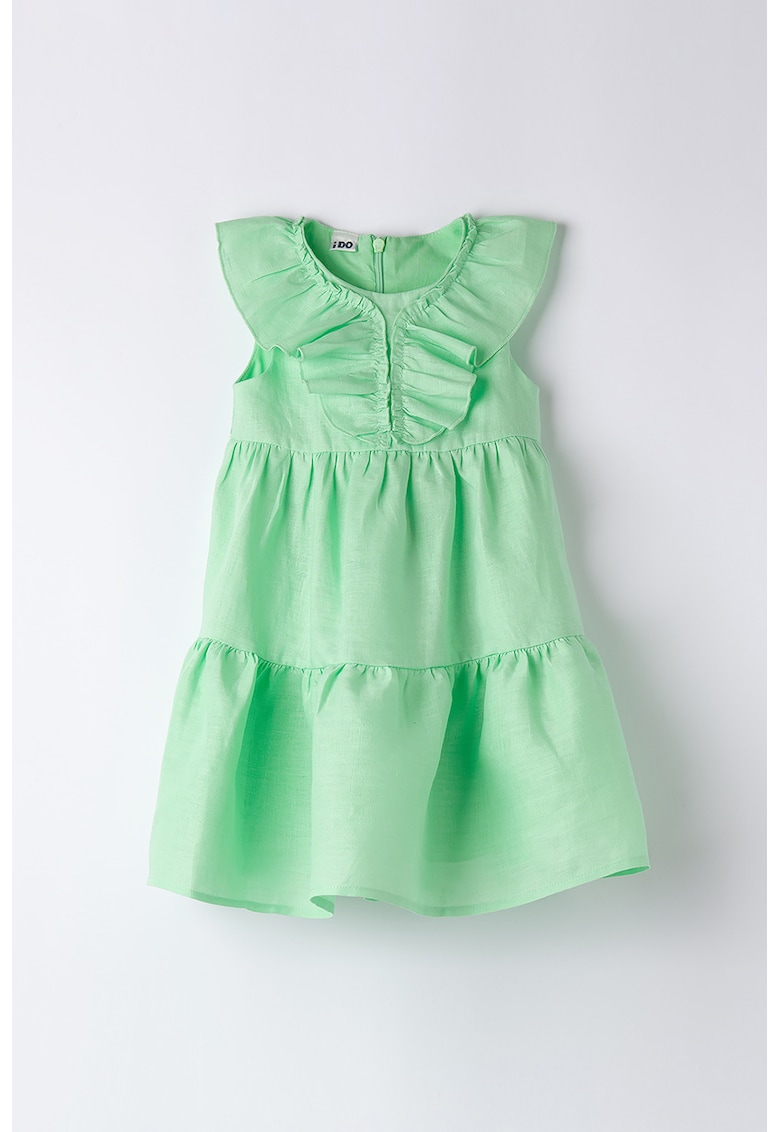 Rochie evazata cu volane