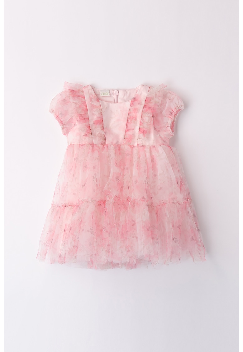 Rochie din tul cu model floral