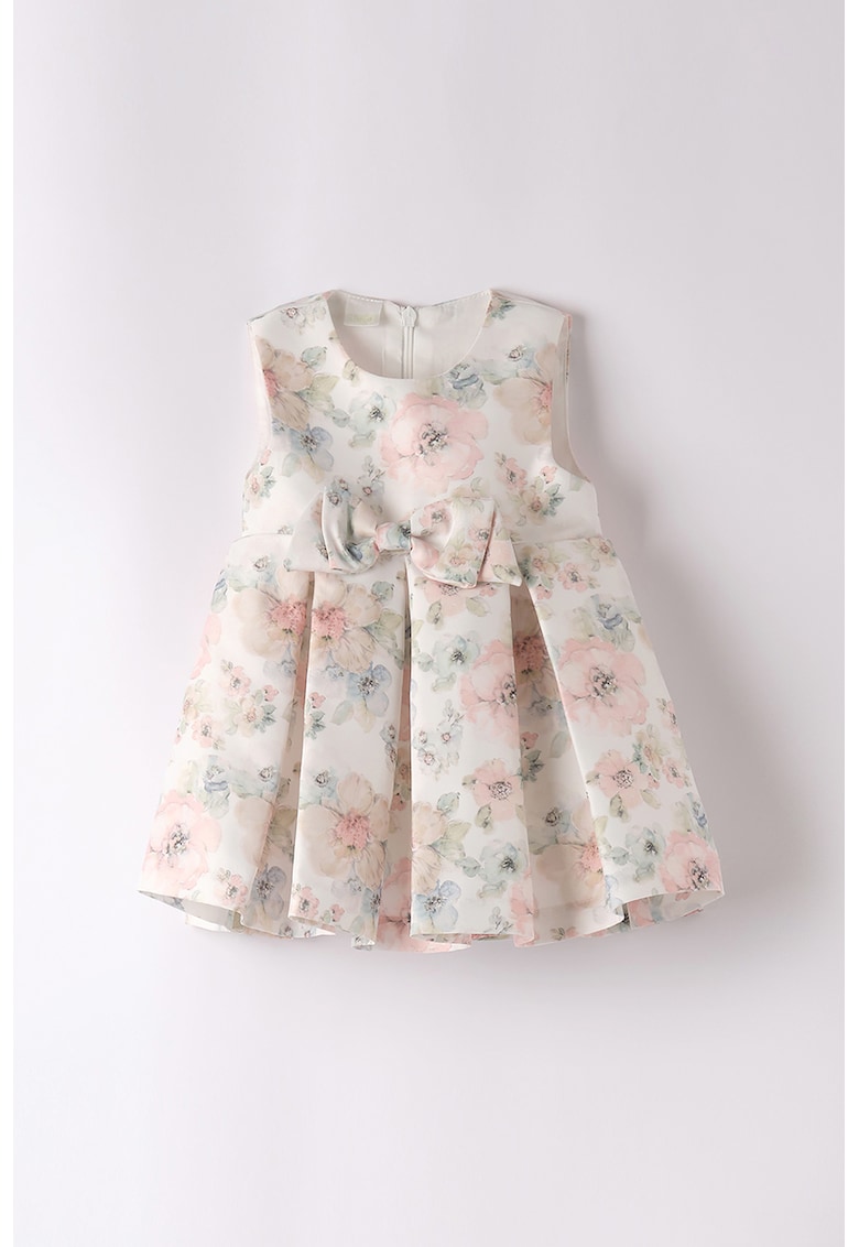 Rochie fara maneci cu model floral