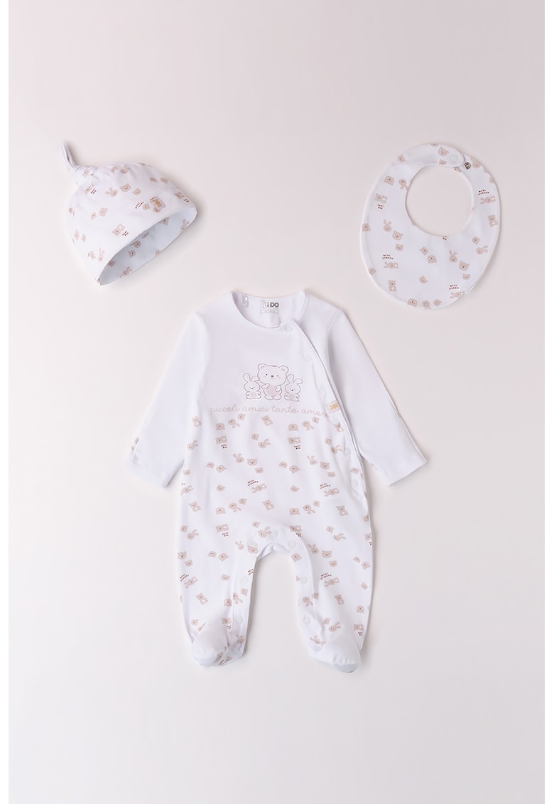 Set de salopeta - caciula si bavetica - 3 piese