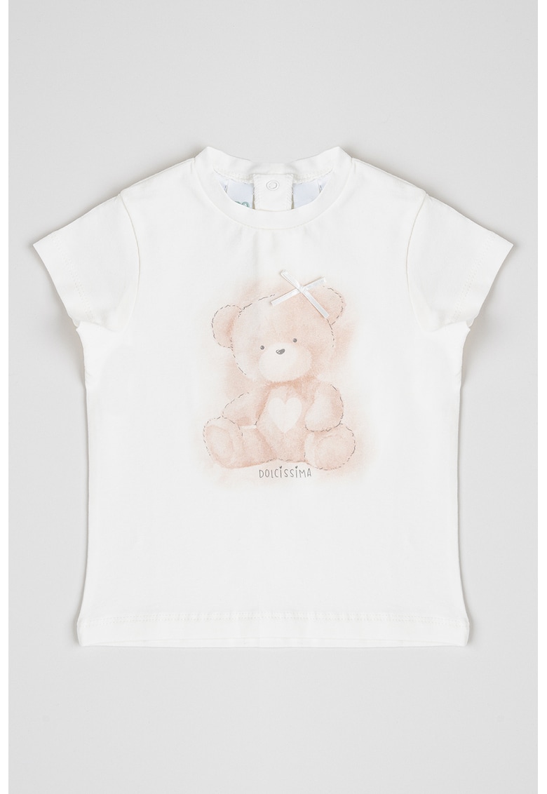 Tricou cu imprimeu cu ursulet