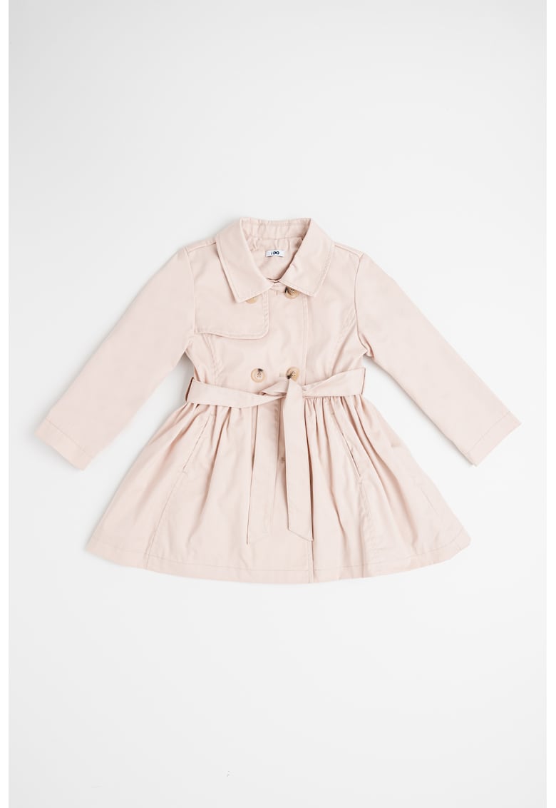 Trenci cu nasturi si cordon in talie